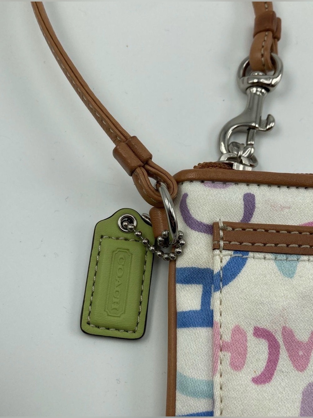 Coach Graffiti Logo Wristlet — Multicolor - Picture 4 of 5